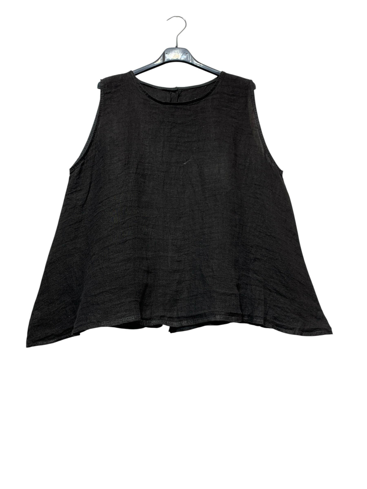 9925B REVERSIBLE VEST OR TOP, IN LINEN WITH BUTTONS