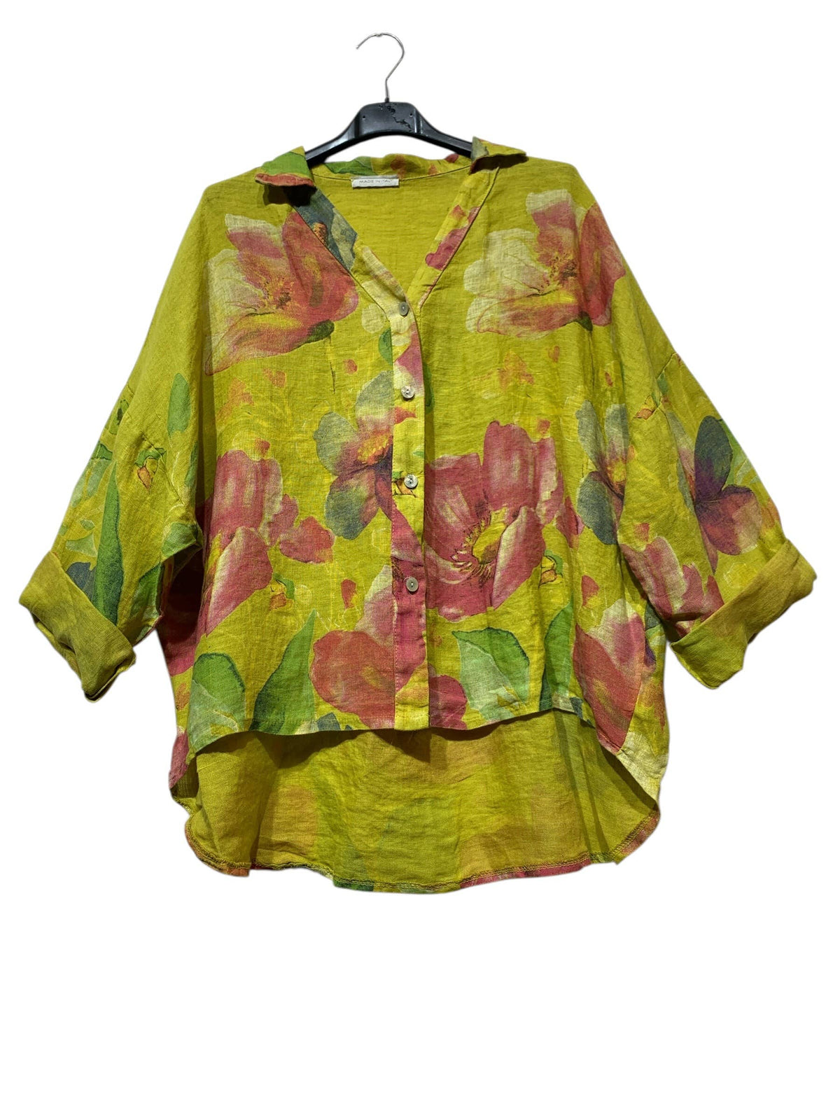 Floral Linen Blouse