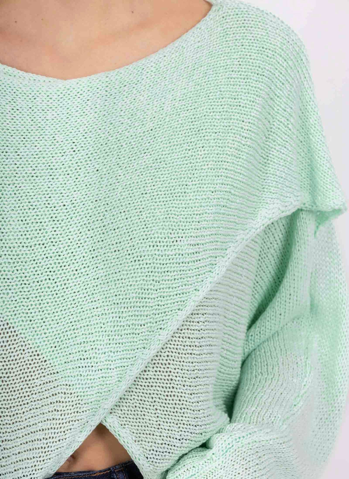 100% COTTON: LIGHT GREEN