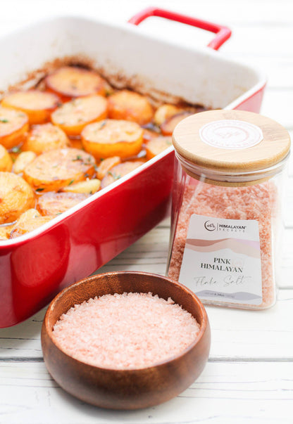 Pink Himalayan Flake Salt - 180g Glass Jar
