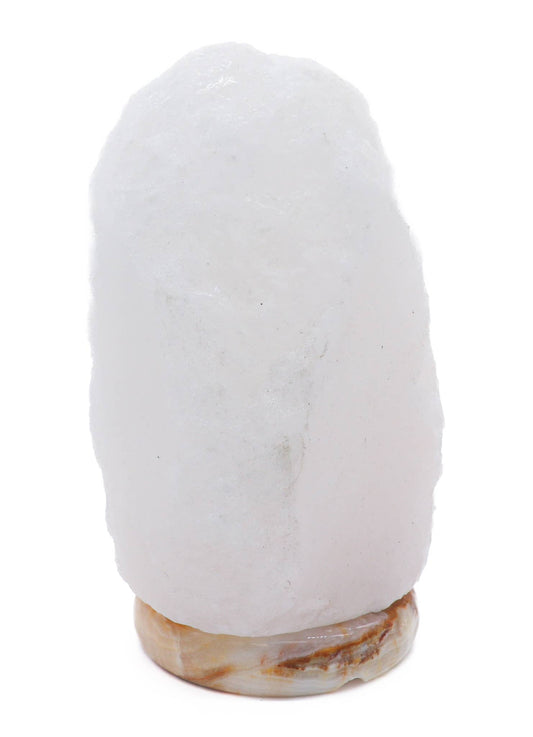 Natural Himalayan WHITE Salt Lamp 18-22 Lbs