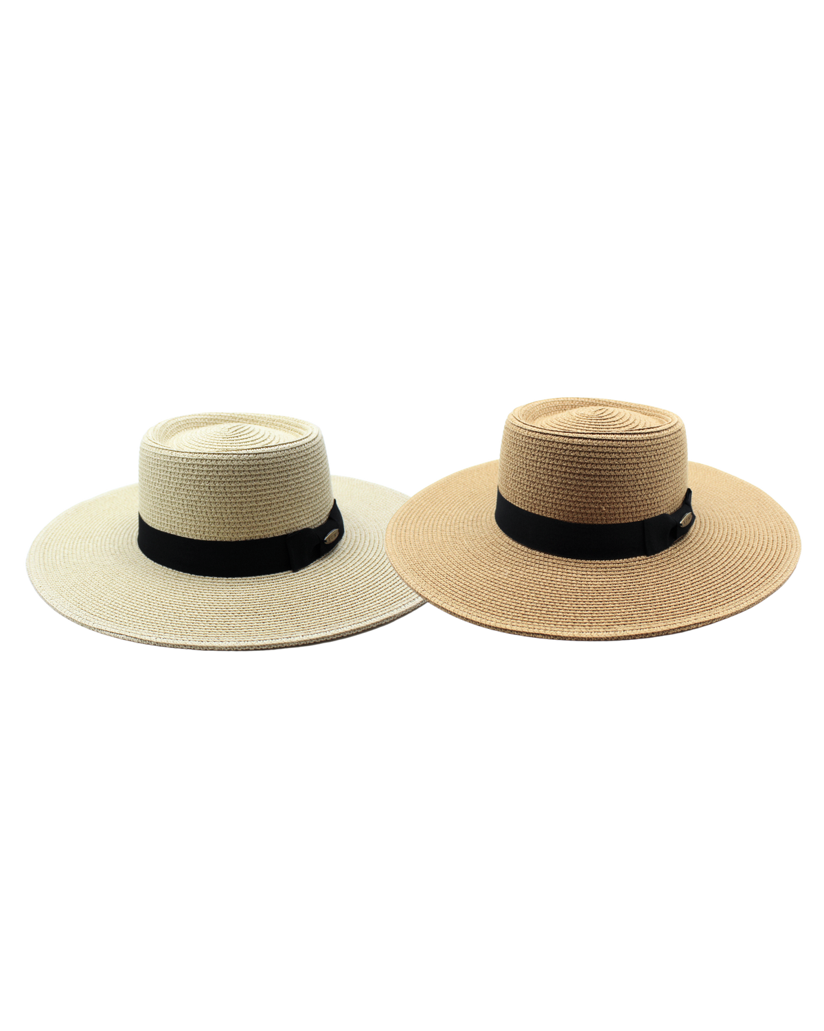 Coastal Chic" Wide Brim Boater Hat | Floppy Hat