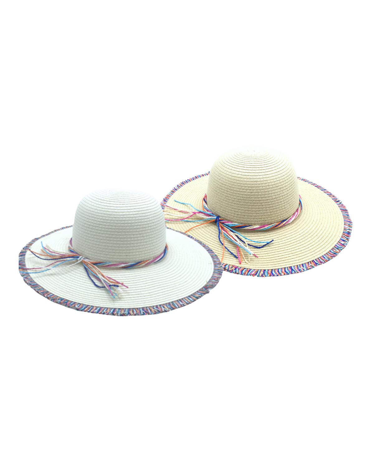 🌈Women's Colorful Paper Straw Fringe Beach Sun Hat