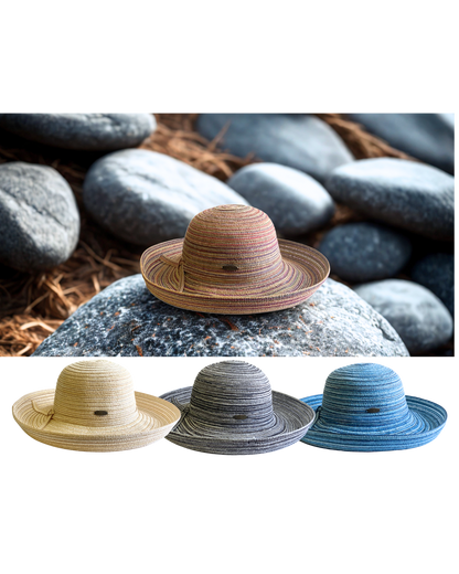 Women's Up Brim Packable Sun Hats - UPF 50+