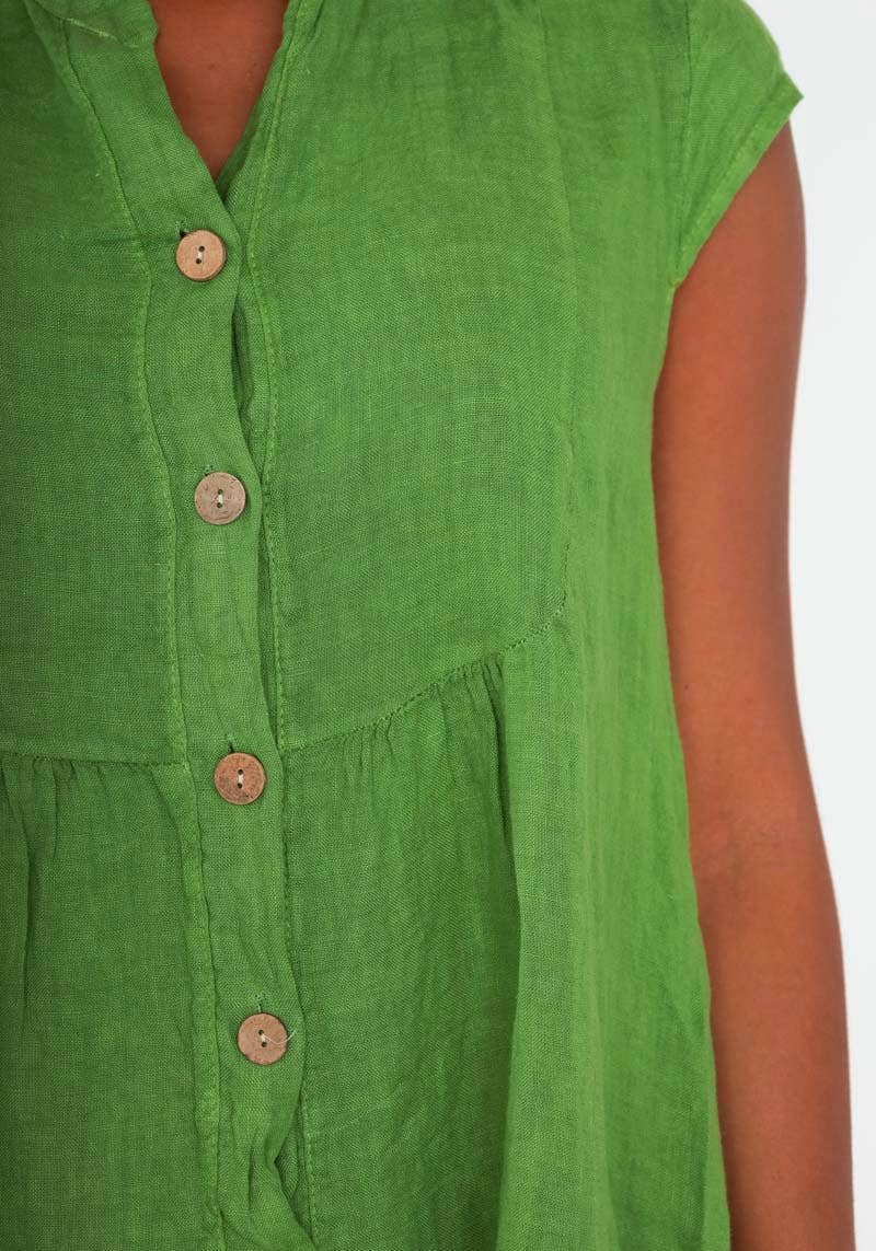 LINEN TUNIC DRESS