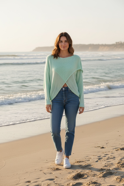 100% COTTON: LIGHT GREEN