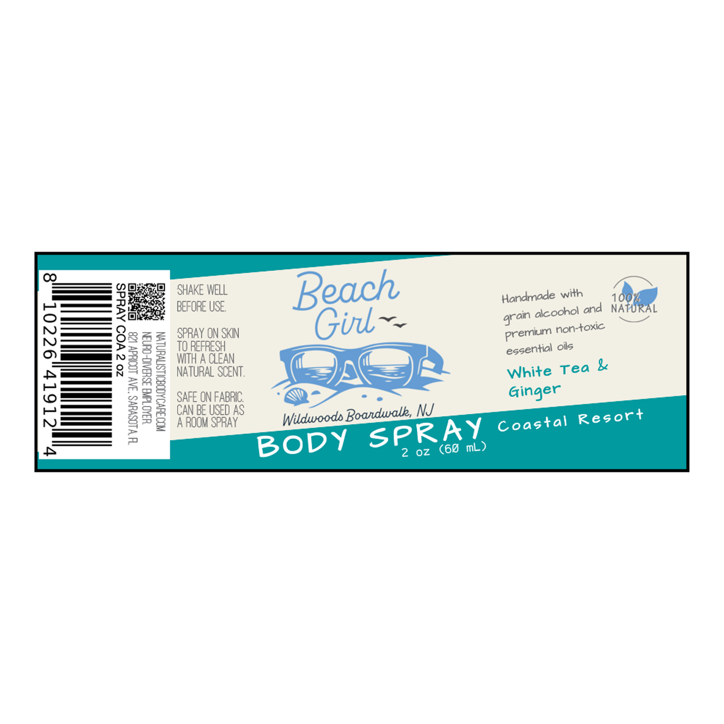 Coastal Resort Body Spray
