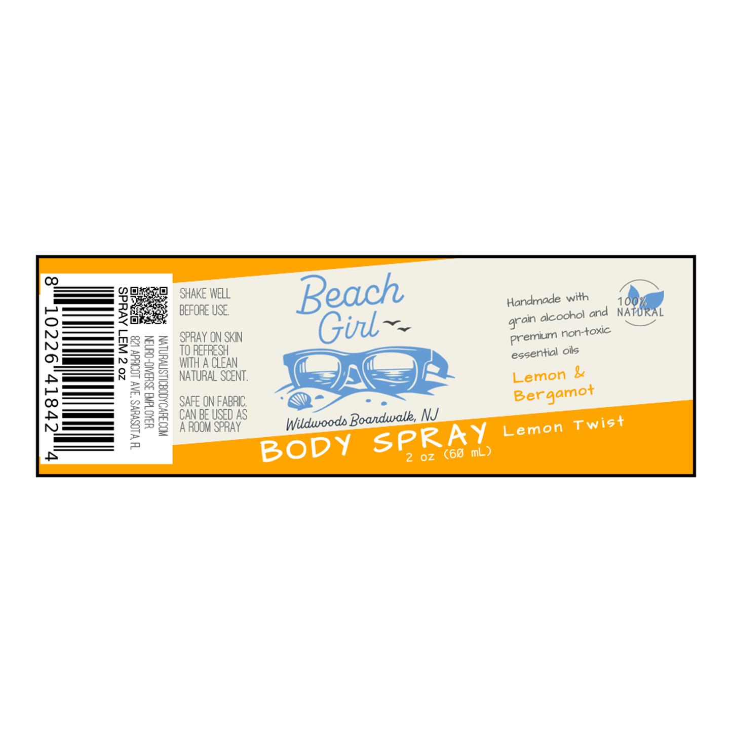 Lemon Twist Body Spray