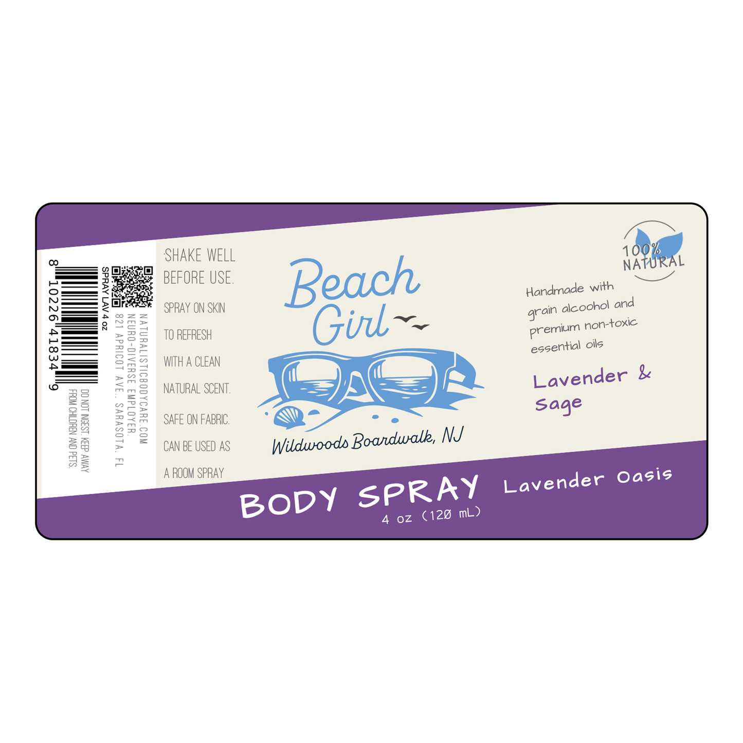 Lavender Oasis Body Spray