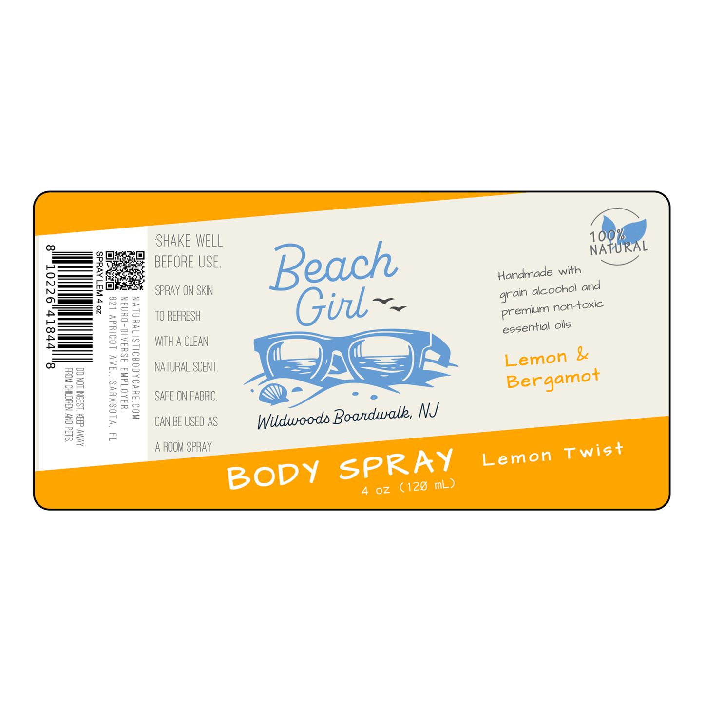 Lemon Twist Body Spray