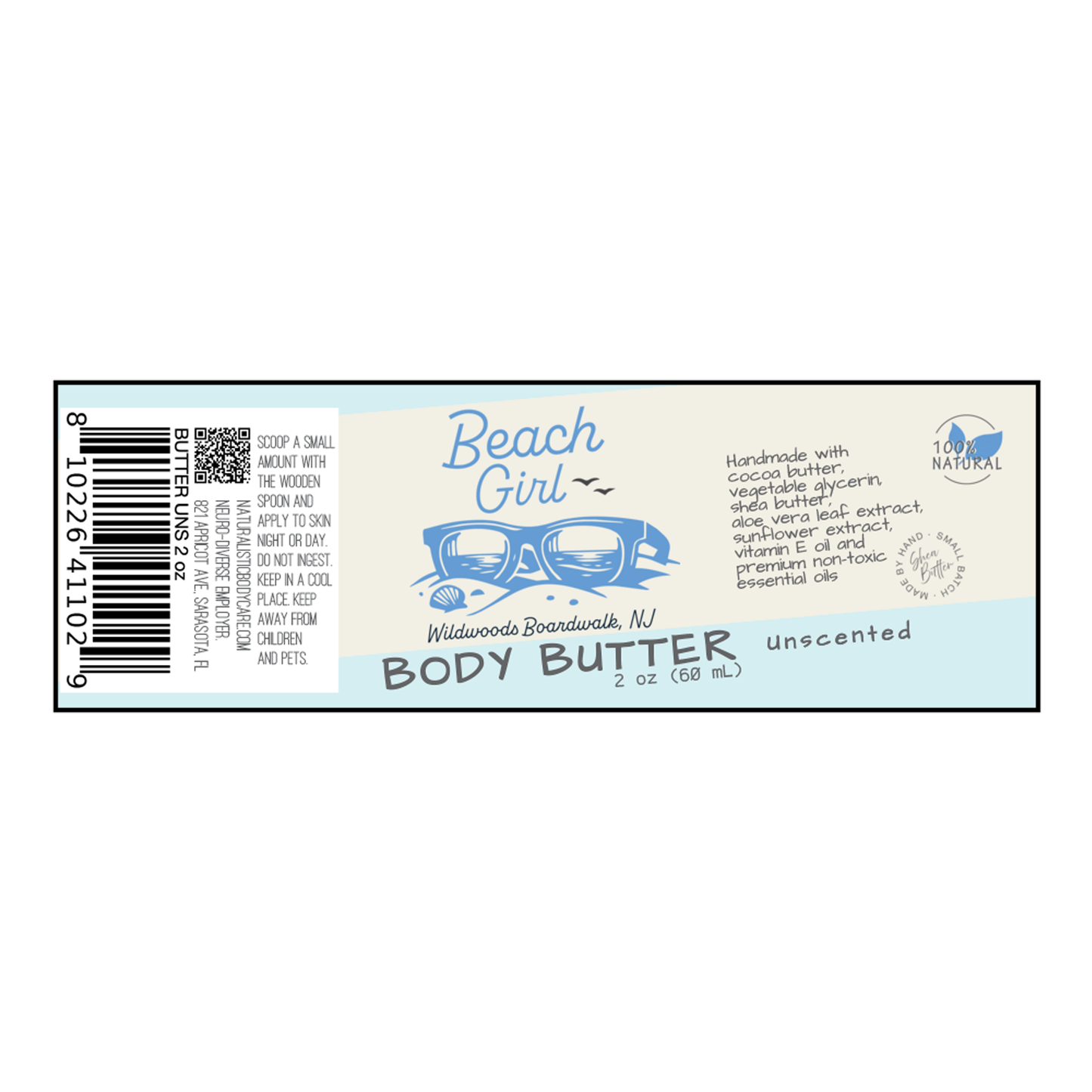 Unscented Body Butter