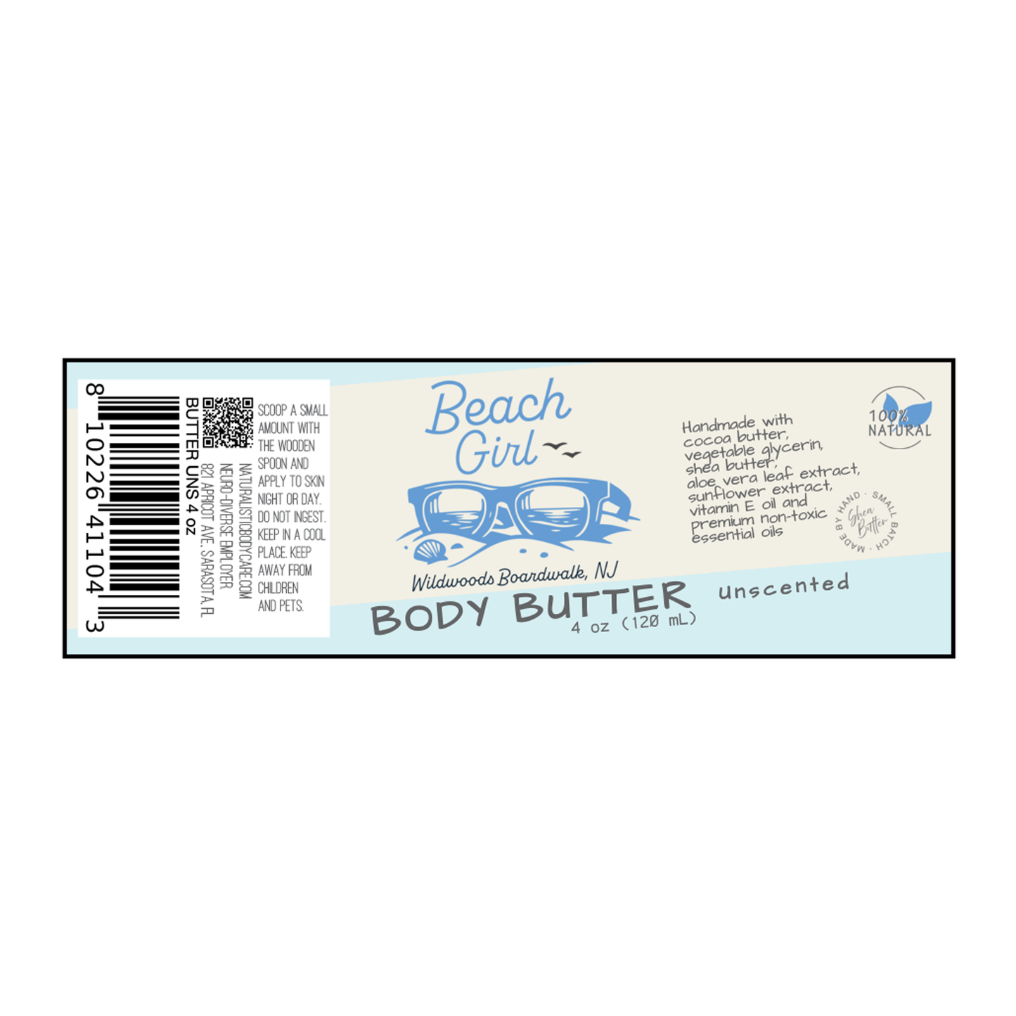Unscented Body Butter