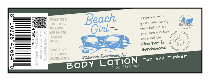 Tar and Timber Body Lotion