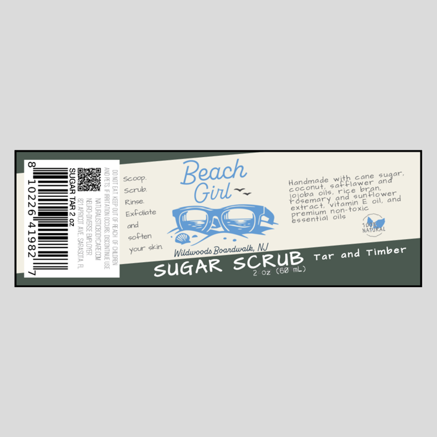 Tar and Timber Sugar Scrub