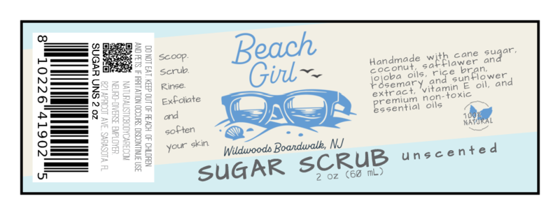Unscented Sugar Scrub