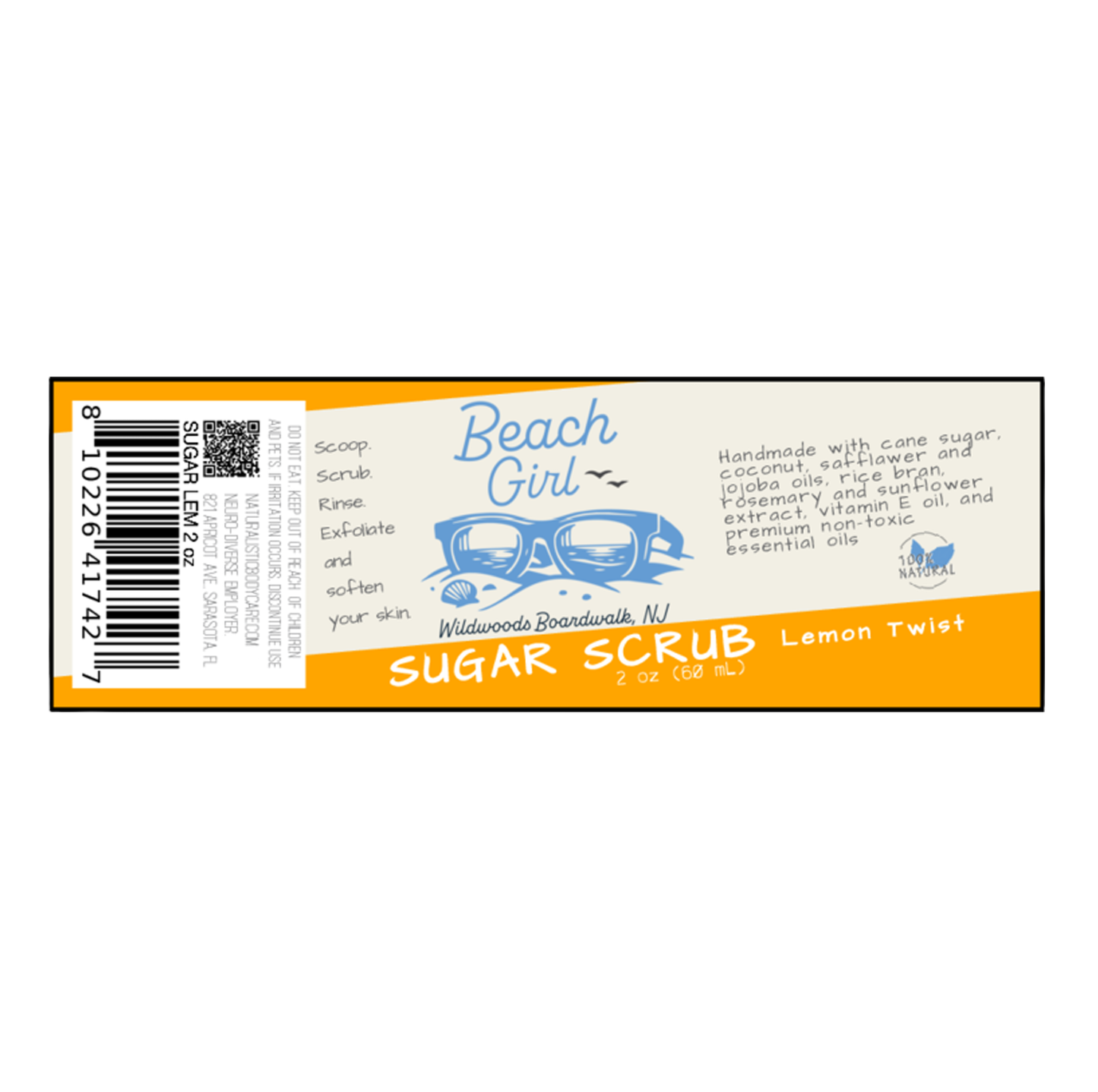 Lemon Twist Sugar Scrub
