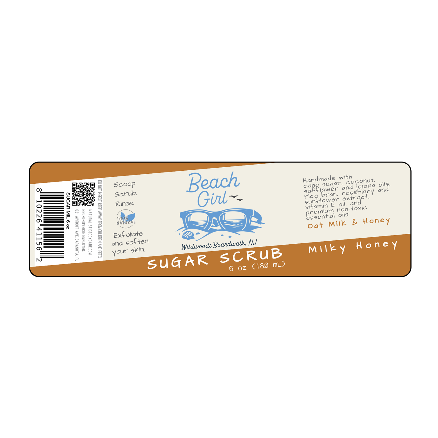 Milky Honey Sugar Scrub