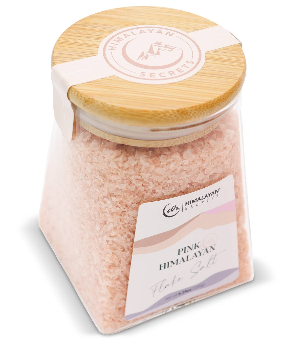 Pink Himalayan Flake Salt - 180g Glass Jar