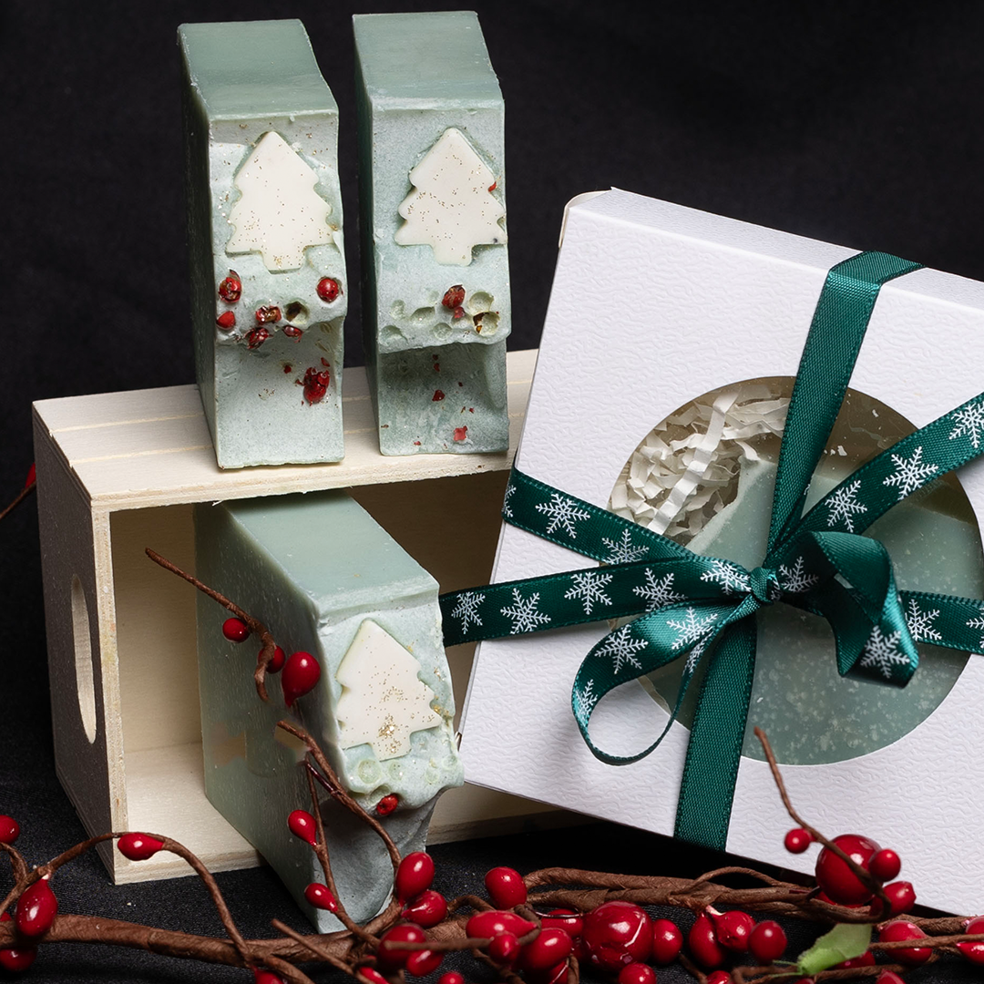 Christmas Tree Artisan Soap Bar