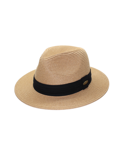 Wide Brim Packable Straw Safari Hat