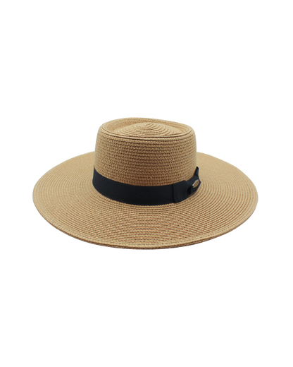 Coastal Chic" Wide Brim Boater Hat | Floppy Hat