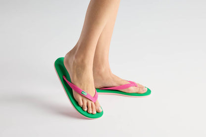 Women's Classicz Ultra Watermelon | Pink + Green Flip Flops