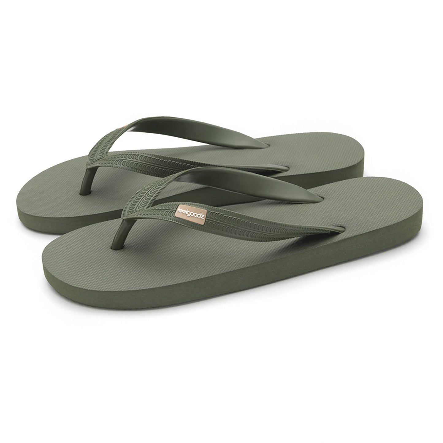 Women's Classicz Core Lichen | Olive Green Rubber Flip Flops