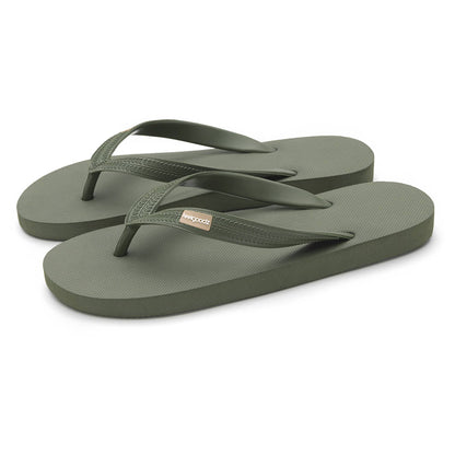 Women's Classicz Core Lichen | Olive Green Rubber Flip Flops