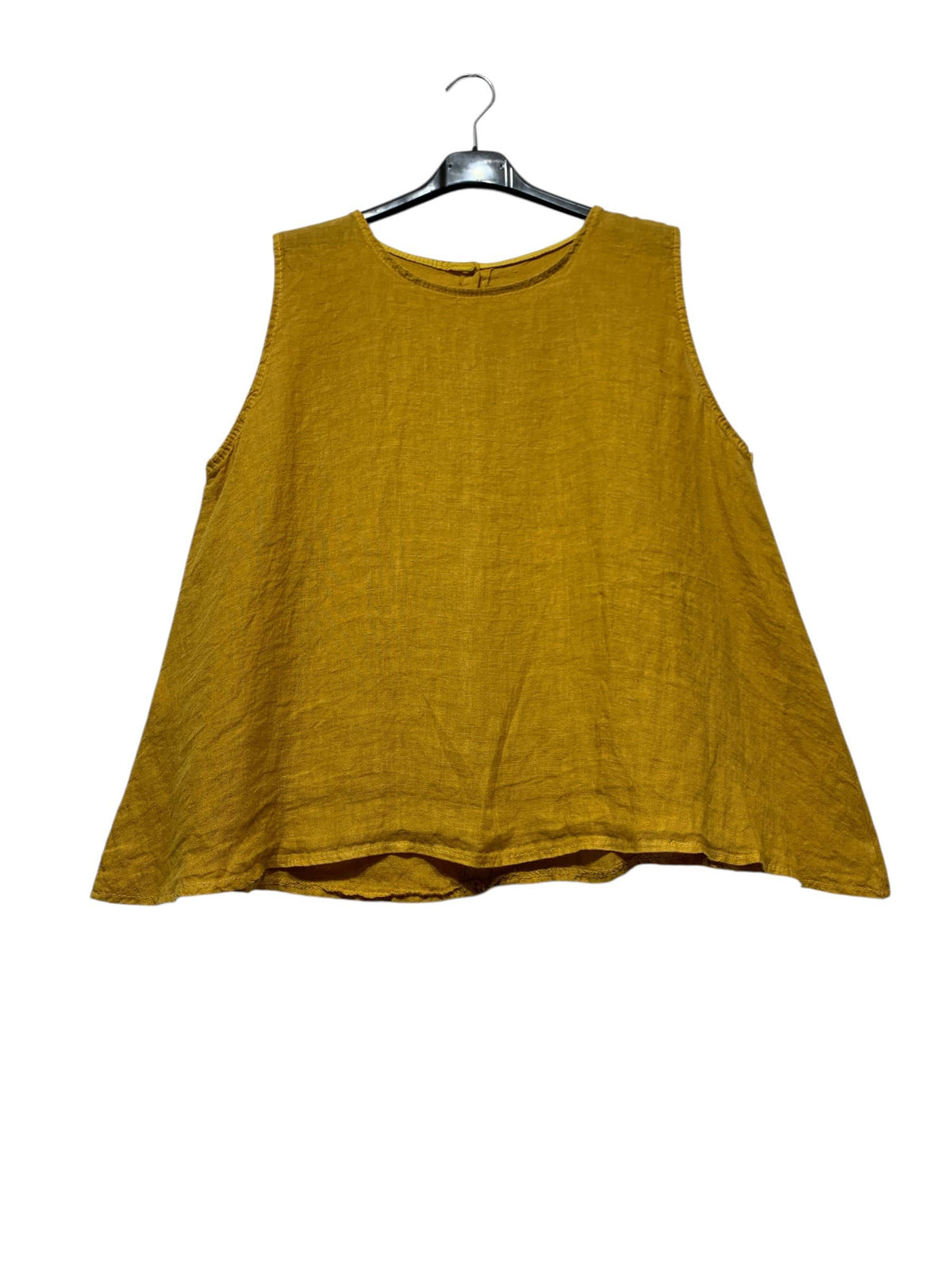 9925B REVERSIBLE VEST OR TOP, IN LINEN WITH BUTTONS