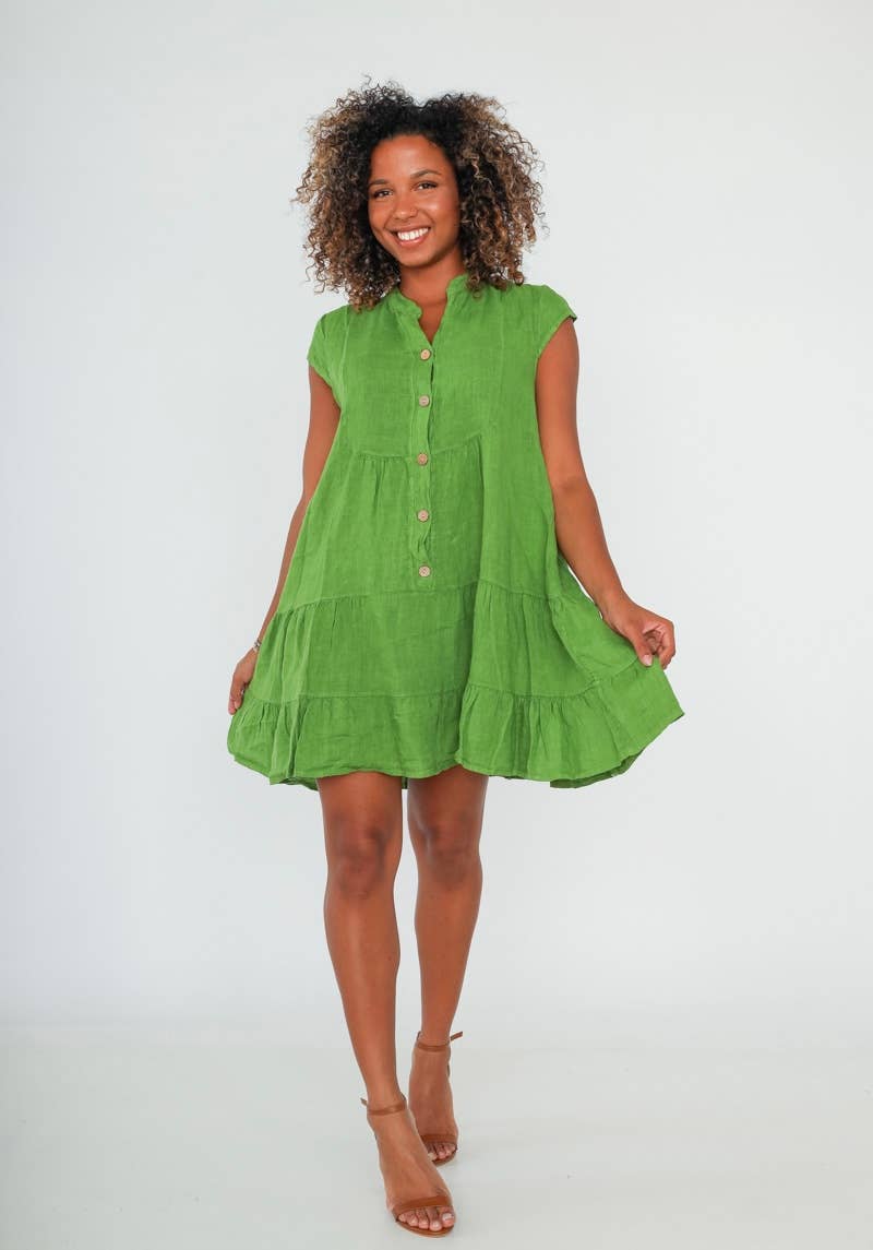 LINEN TUNIC DRESS