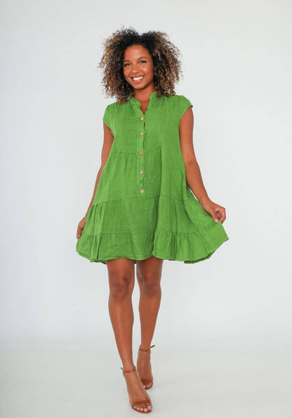 LINEN TUNIC DRESS