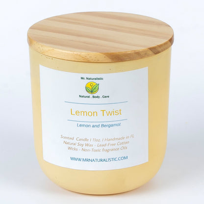 Lemon Twist Soy Candle
